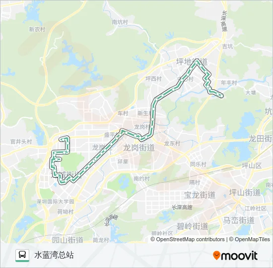M280 Bus Line Map