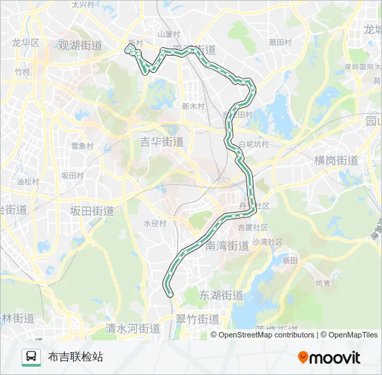 M283 Bus Line Map