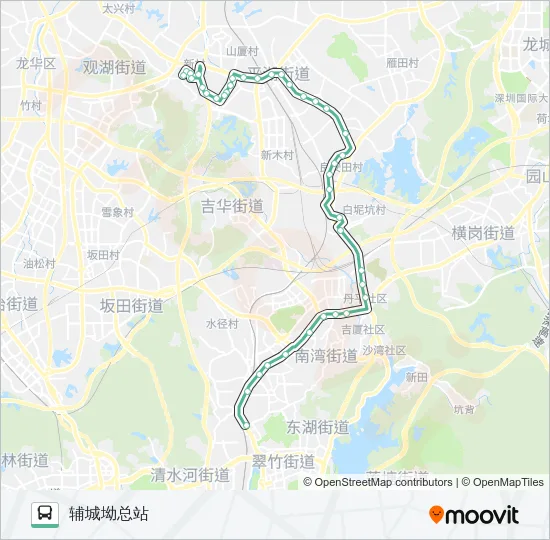M283 Bus Line Map