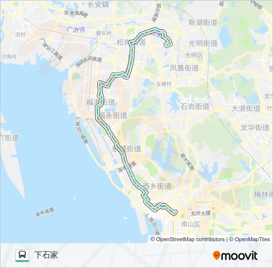 M284 Bus Line Map