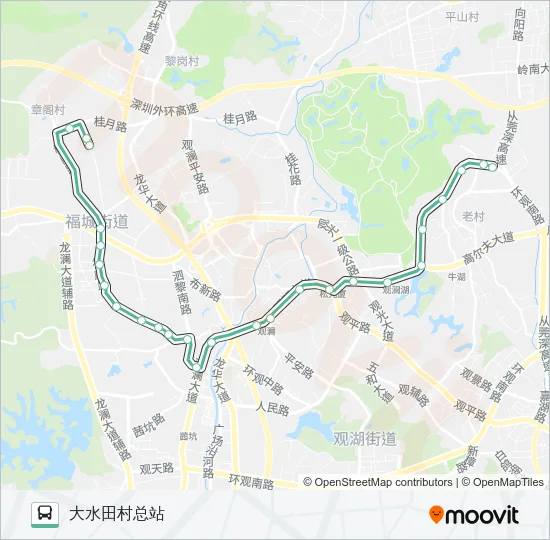 M285 Bus Line Map