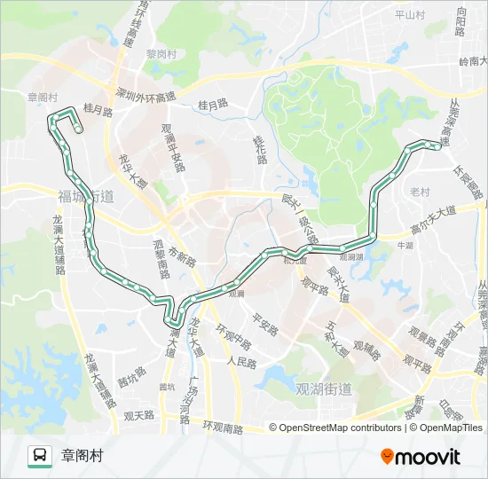 M285 Bus Line Map