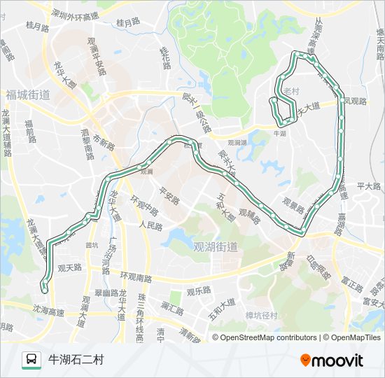 M288 bus Line Map