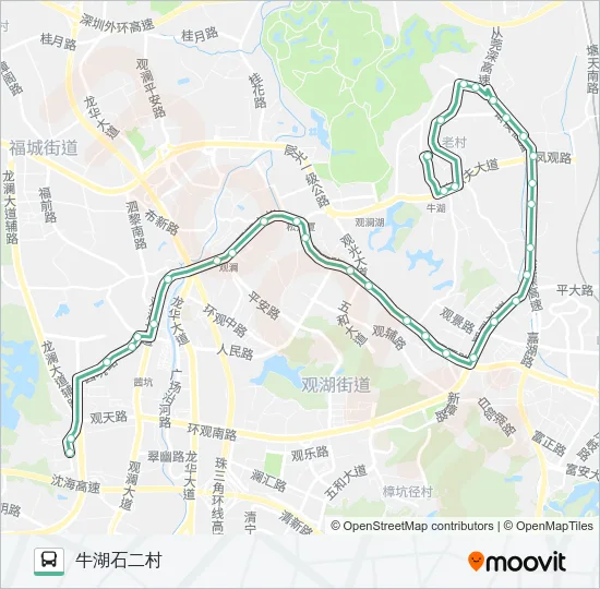 M288 Bus Line Map