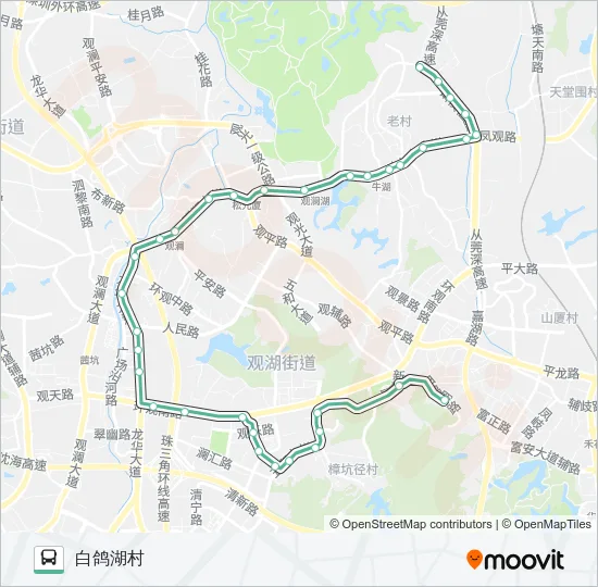 M289 Bus Line Map