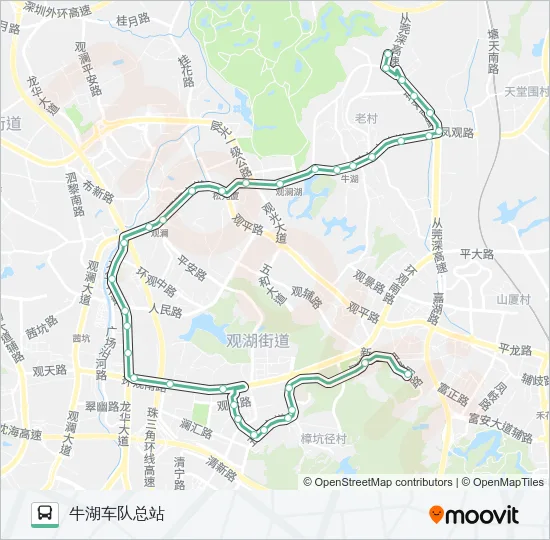M289 Bus Line Map