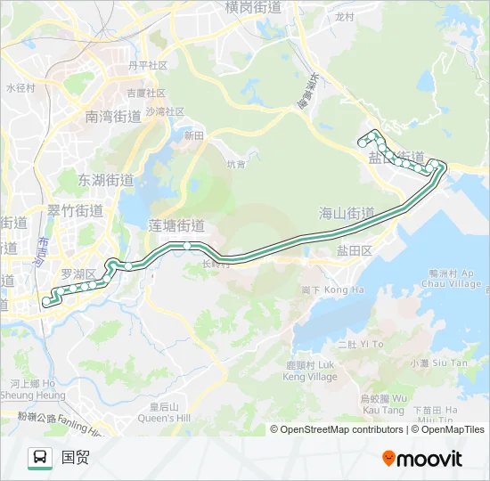 M290 Bus Line Map