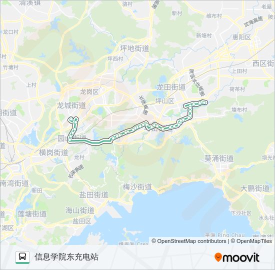 M294 bus Line Map