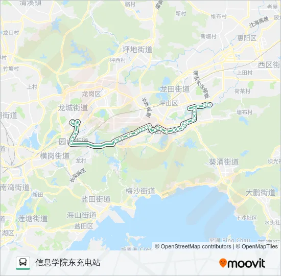 M294 Bus Line Map