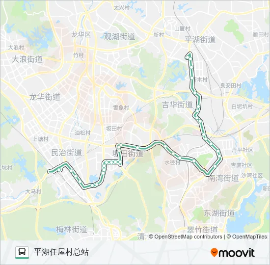 M300 Bus Line Map