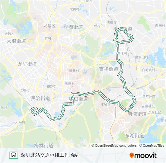 M300 Bus Line Map