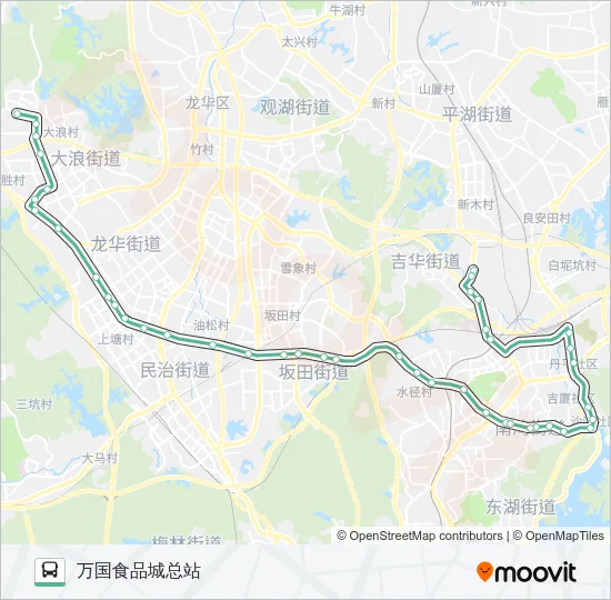 M301 Bus Line Map
