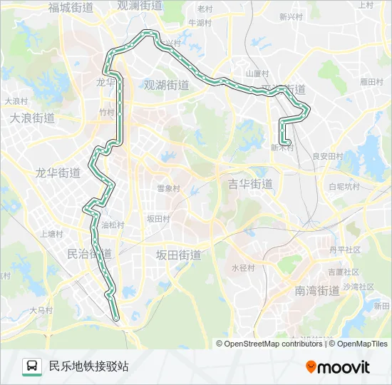 M302 Bus Line Map