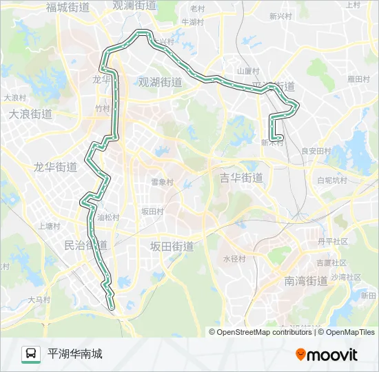 M302 Bus Line Map