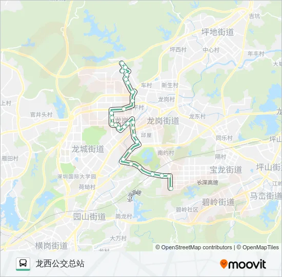 M306 Bus Line Map