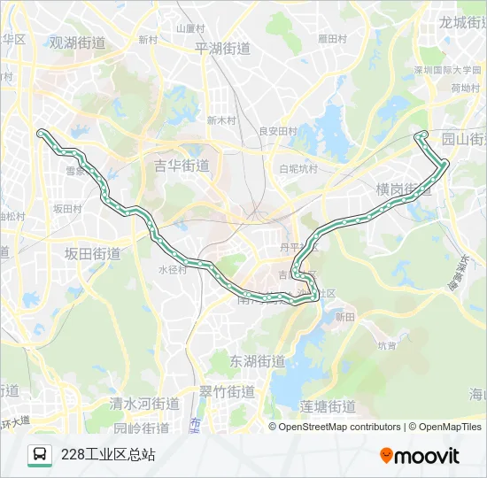 M309 Bus Line Map