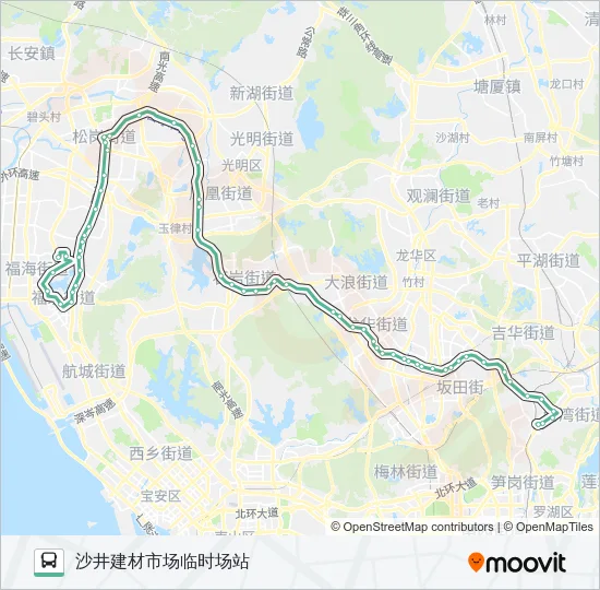 M310 Bus Line Map