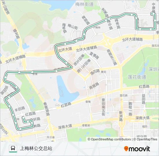 M312 Bus Line Map