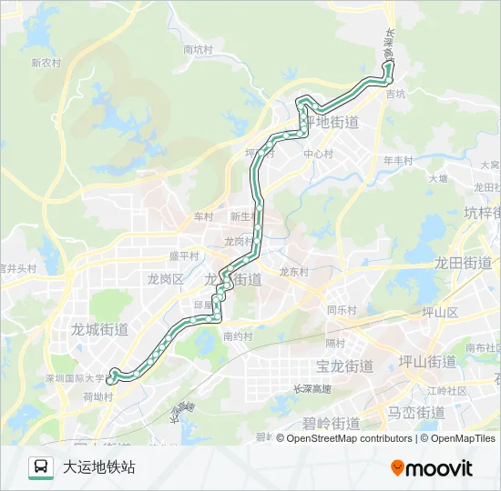 M316 Bus Line Map