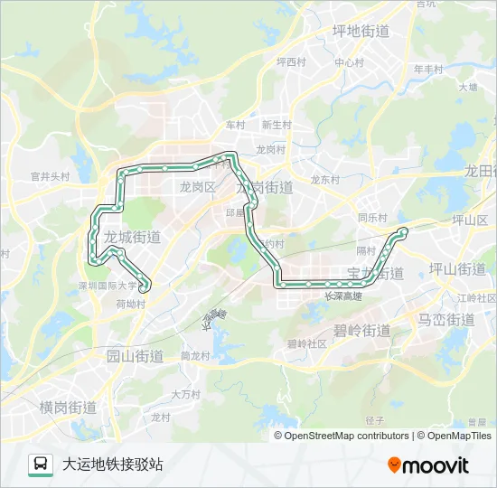 M317 Bus Line Map