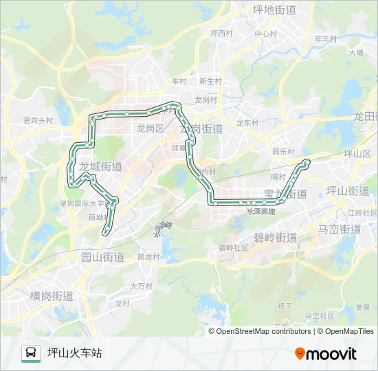 M317 Bus Line Map