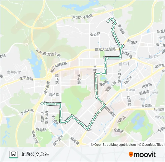 M319 Bus Line Map