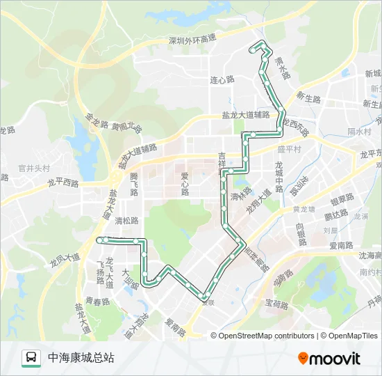 M319 Bus Line Map