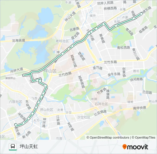 M325 Bus Line Map
