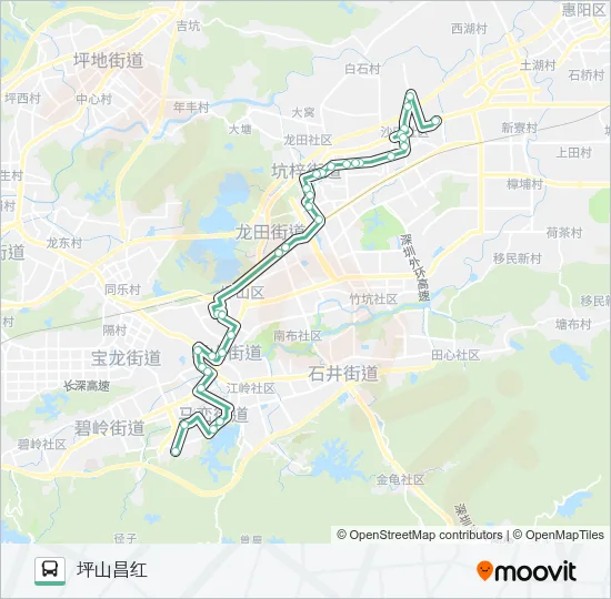 M326 Bus Line Map