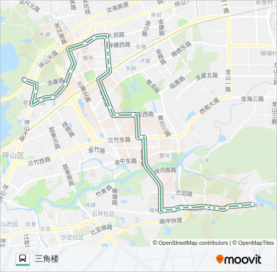M327 bus Line Map