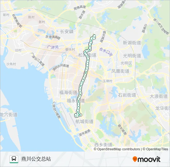 M332 Bus Line Map