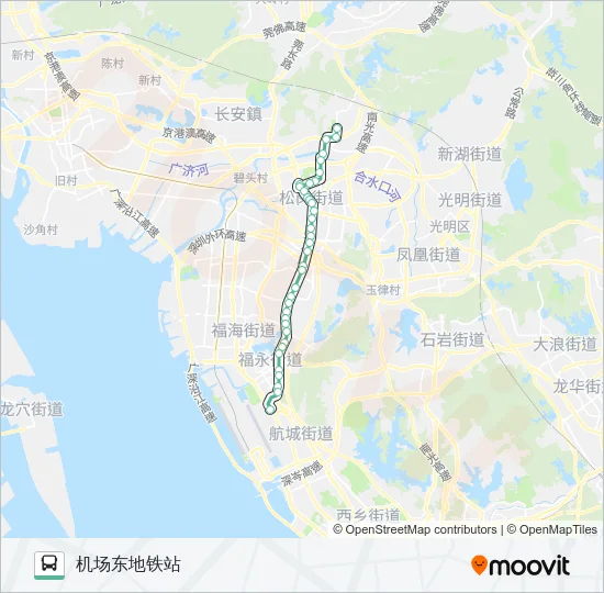 M332 Bus Line Map