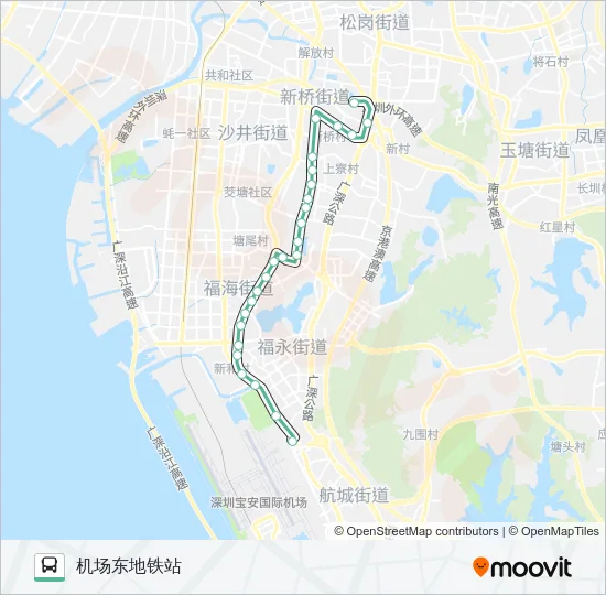M333 Bus Line Map