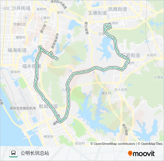 M335 Bus Line Map