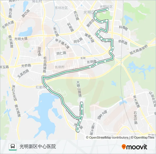 M336 Bus Line Map