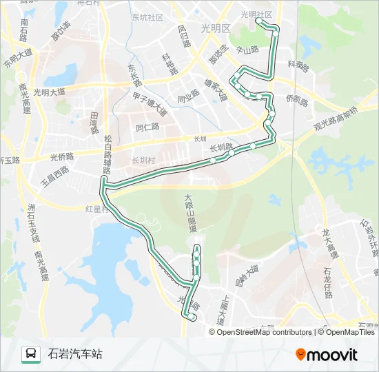 M336 Bus Line Map