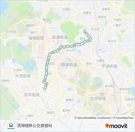 M338 Bus Line Map