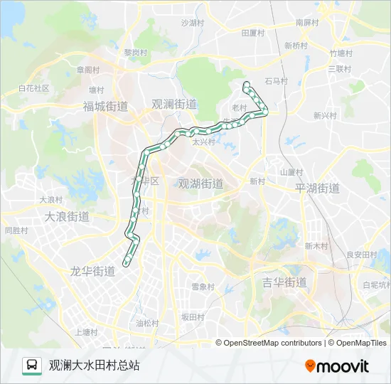 M338 Bus Line Map