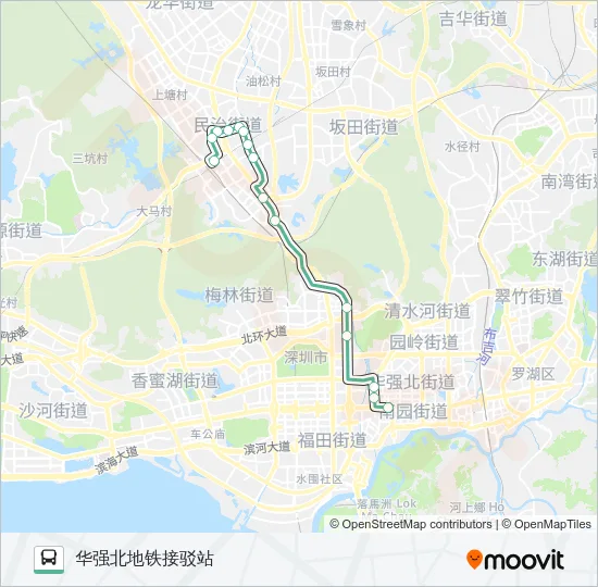 M344 Bus Line Map
