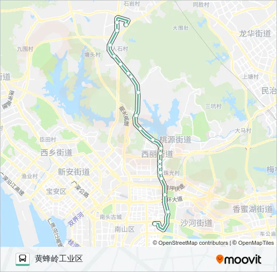 M345 Bus Line Map