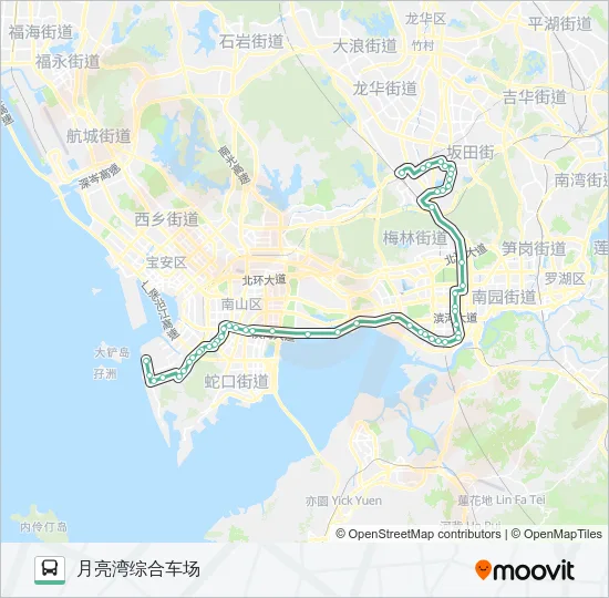 M347 Bus Line Map