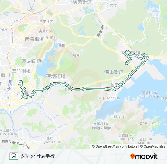 M348 Bus Line Map