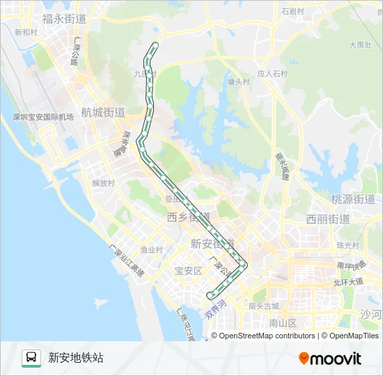 M349 Bus Line Map