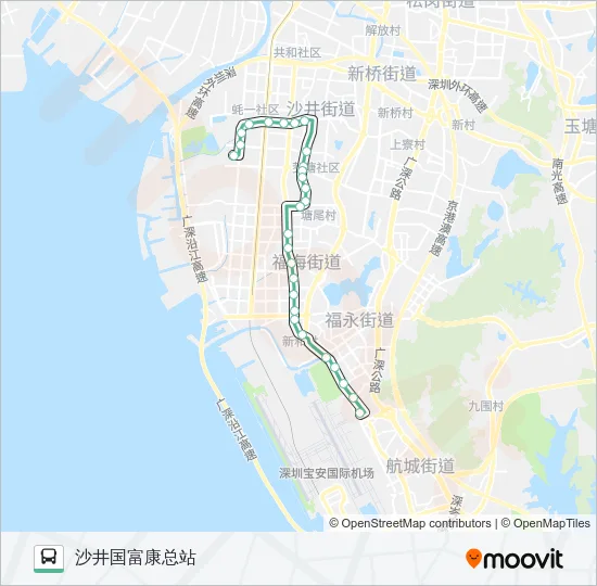 M351 Bus Line Map