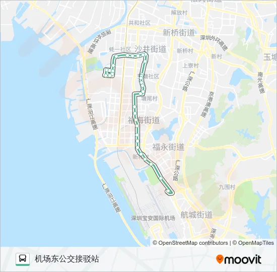 M351 Bus Line Map