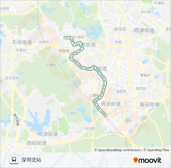 M352 Bus Line Map