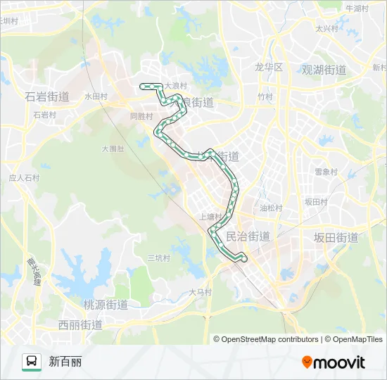 M352 Bus Line Map
