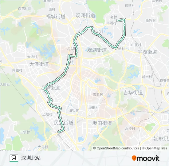 M354 Bus Line Map