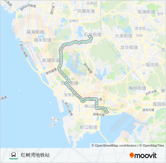 M355 Bus Line Map