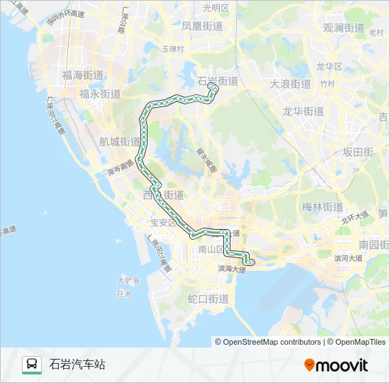 M355 Bus Line Map